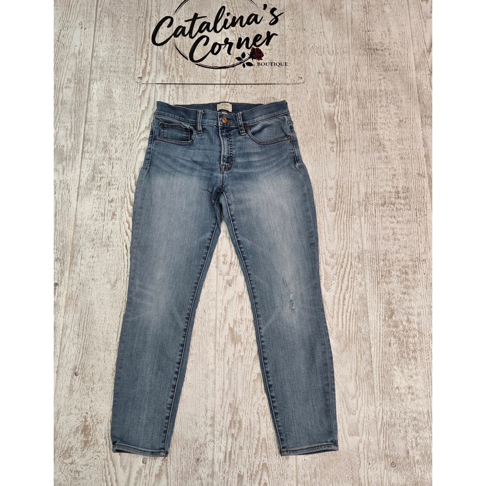 J.Crew Y2K Skinny Jeans Medium Wash Stretch Classic Preppy Capsule Denim Sie 27P